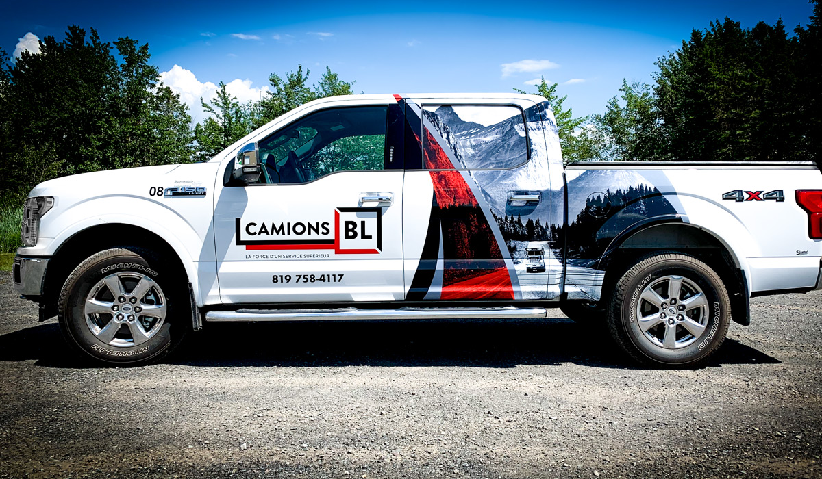 Lettrage de Camions BL Victoriaville